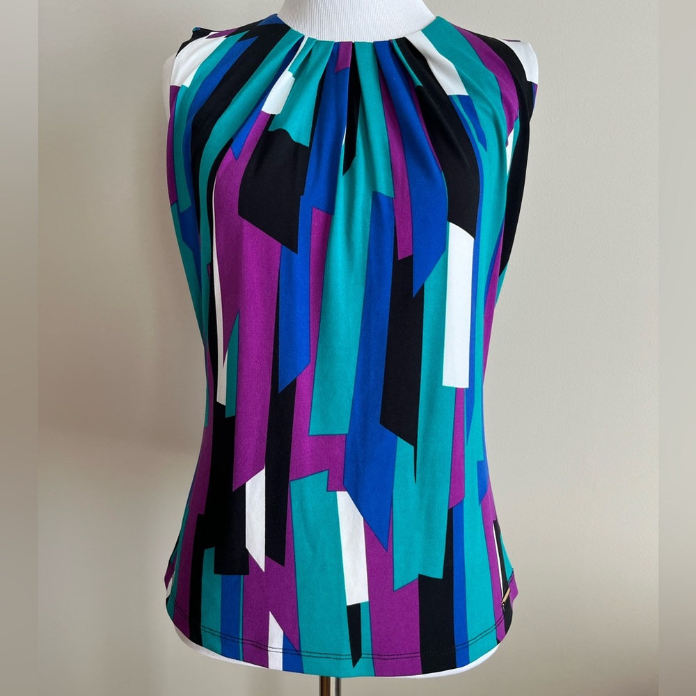 Calvin Klein Multicolor Sleeveless Top Size XS
